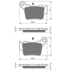 Gold Fren - Brake Pads - GF191 (FA368)