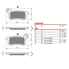 Gold Fren - Brake Pads - GF185 (FA357)