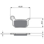 Gold Fren - Brake Pads - GF190 (Normal)