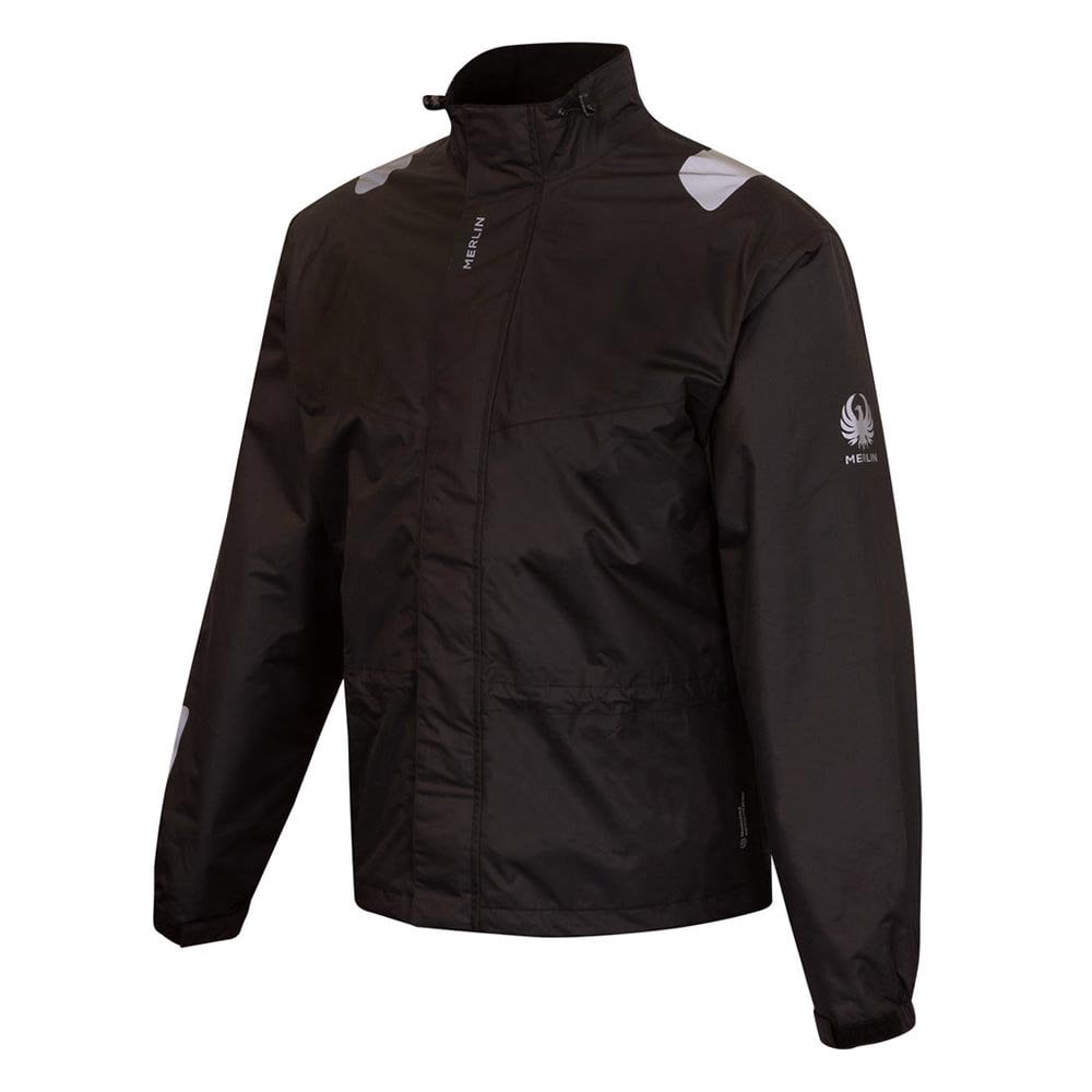 Merlin (SALE) Waterproof Over Jacket Platinum (Laminate) Black