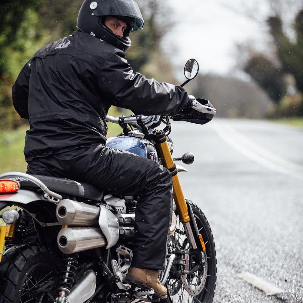 Merlin (SALE) Waterproof Over Jacket Platinum (Laminate) Black