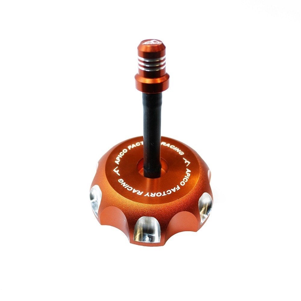 Apico - Fuel Cap w/Breather - KTM SX50 97-25, SX/SXF 125-525 00-06, EXC/EXC 125-525 00-07, Husqvarna TC50 17-25, Gas Gas MC50 21-25 - Orange
