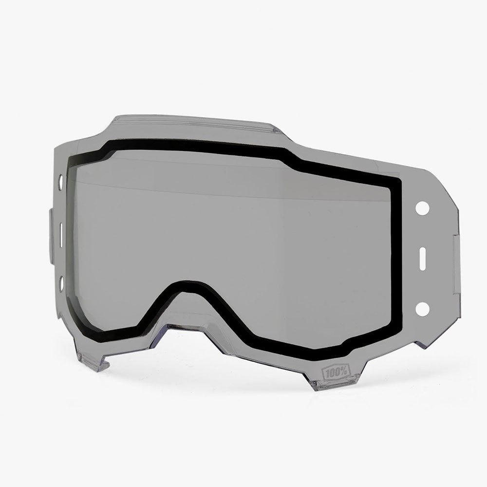 100% (Spares) Lens - Armega/Armatic FORECAST - Dual/Enduro - Grey/Smoke