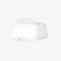 100% (Spares) Lens + Mud Flap/Strip - FORECAST - Accuri-2/Racecraft-2/Strata-2 - Tint - Clear