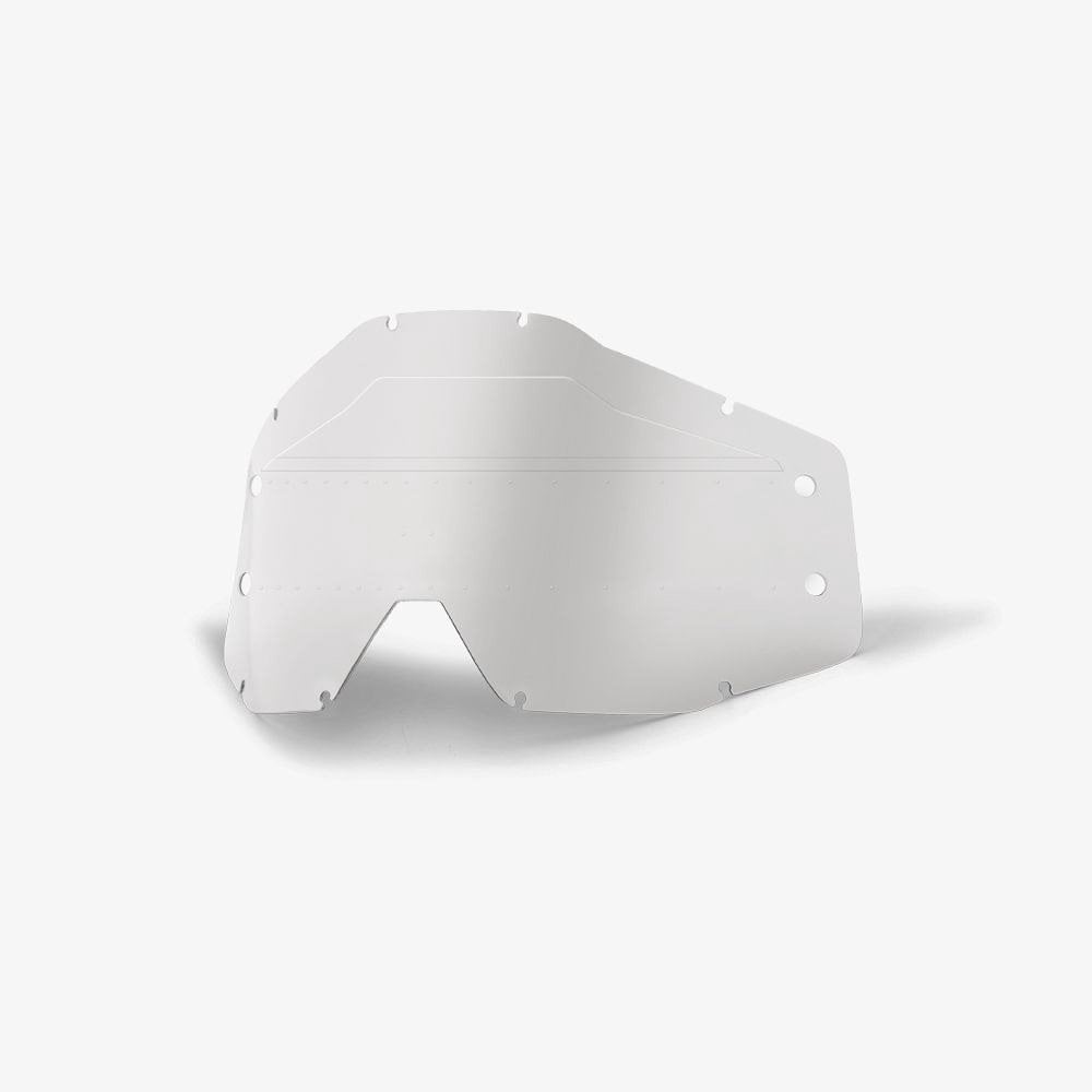 100% (Spares) Lens + Mud Flap/Strip - FORECAST Mk2 - Accuri-1/Racecraft-1/Strata-1 - Clear Bumps