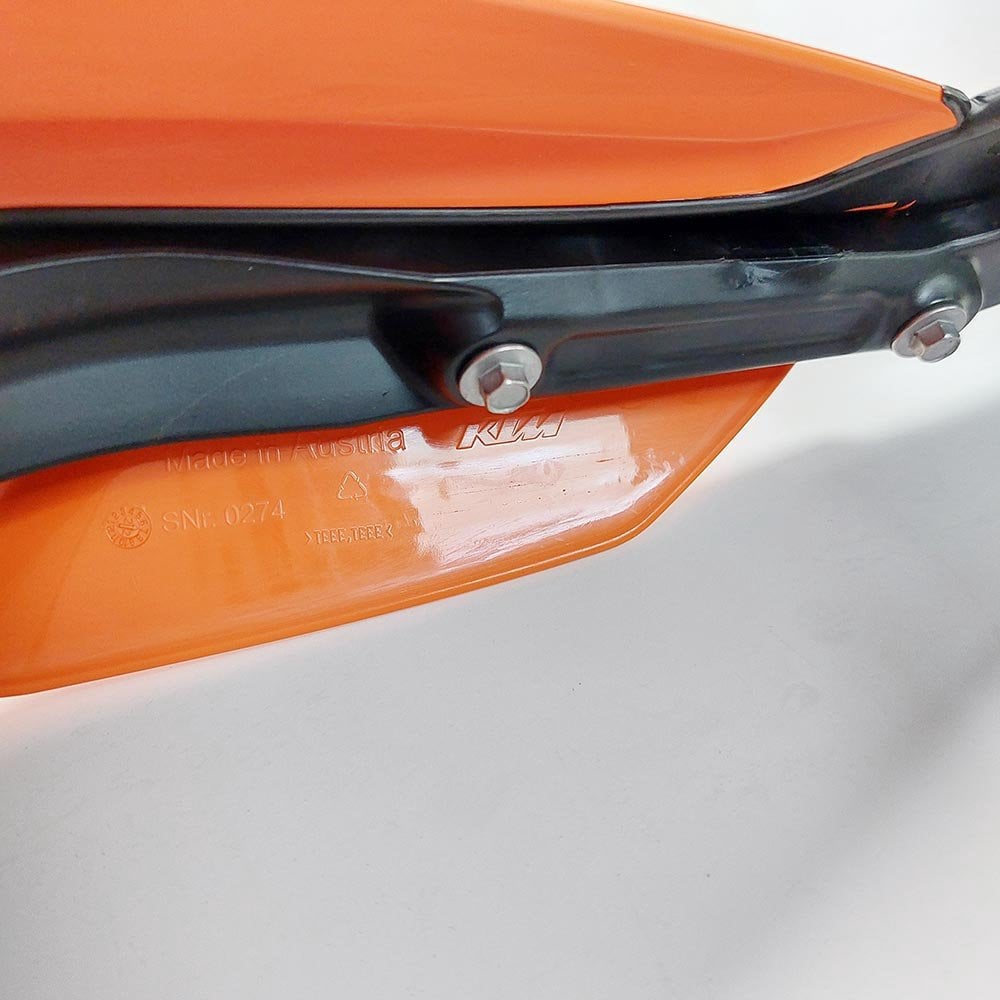KTM Genuine Part - Hand Guards, Wrap-Around - Orange/Black -  K79102979000EB