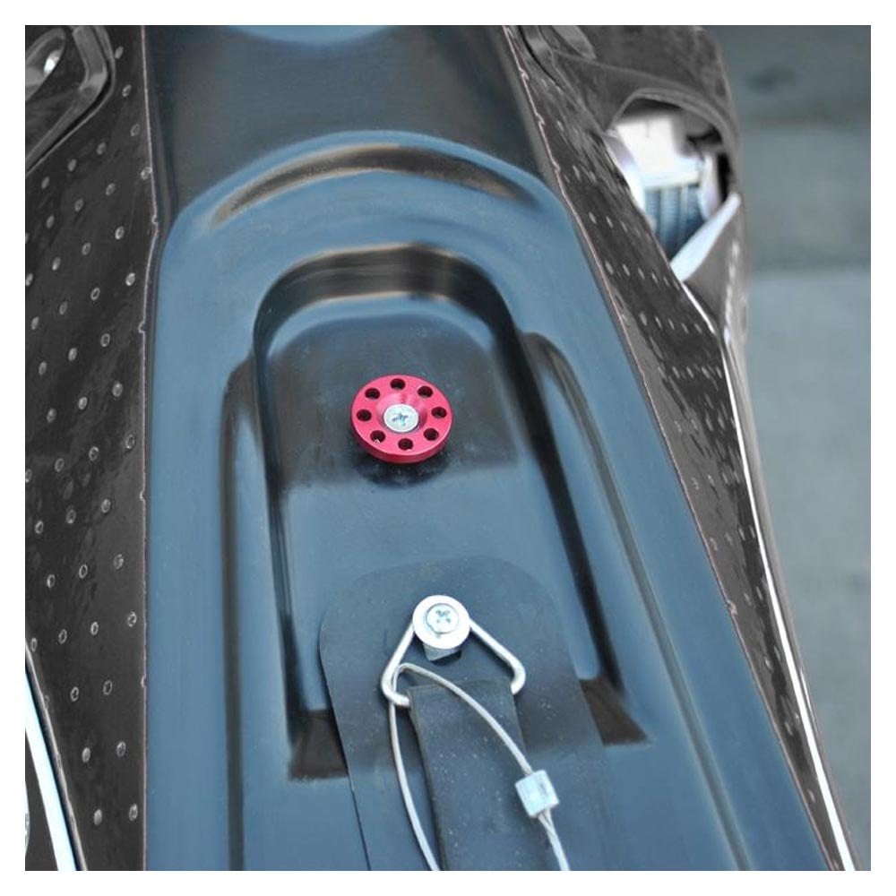Bolt Hardware - Universal Seat Button - CR/CRF, KX/KXF, YZ/YZF & RM/RMZ - Red