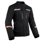 Oxford Women's Mondial 2.0 Motorcycle Jacket (Black/Coral)