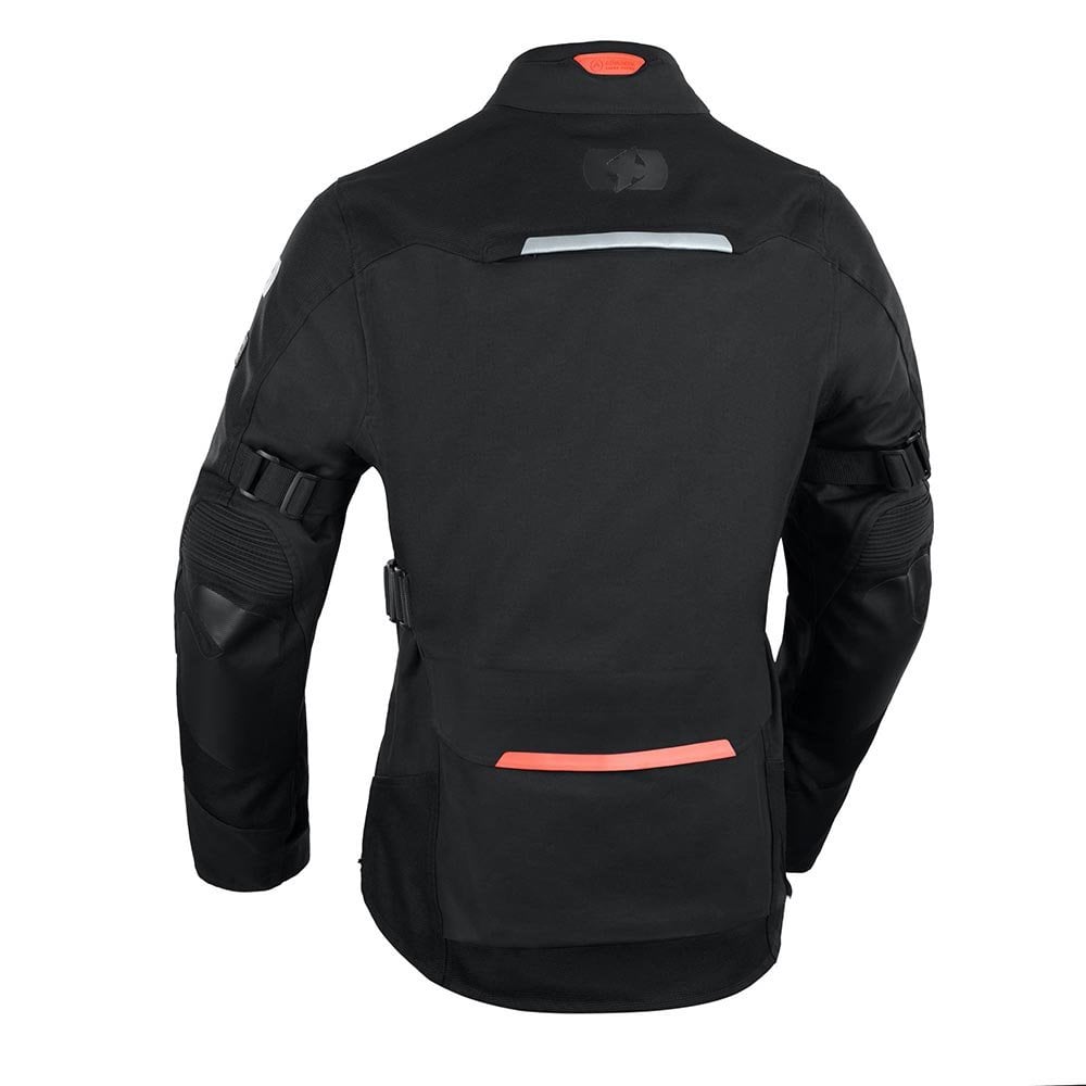 Oxford (2025) Women's Motorcycle Jacket - Mondial 2.0 (Black/Coral)