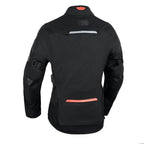 Oxford Women's Mondial 2.0 Motorcycle Jacket (Black/Coral)