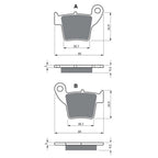 Gold Fren - Brake Pads - GF176/FA346