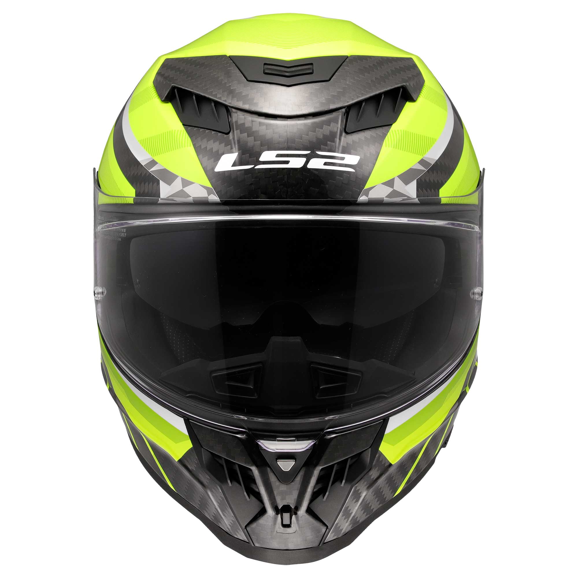 LS2 FF807 Dragon Full Face Road Helmet Trax (Hi Vis Yellow)