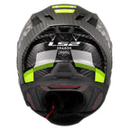 LS2 FF807 Dragon 6k Carbon TRAX Motorcycle Road Helmet (Hi Vis Yellow)
