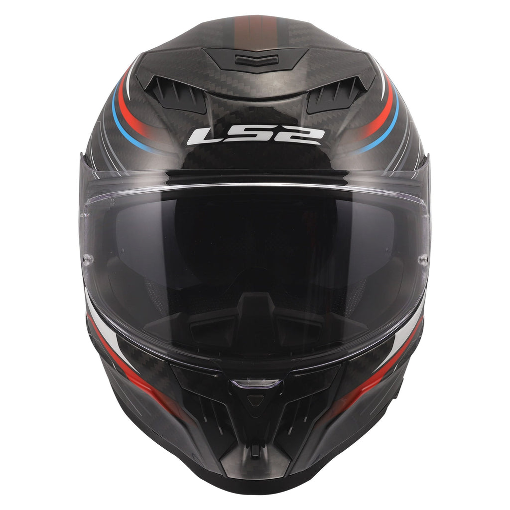 LS2 FF807 Dragon Full Face Road Helmet Subic (White/Blue/Red)