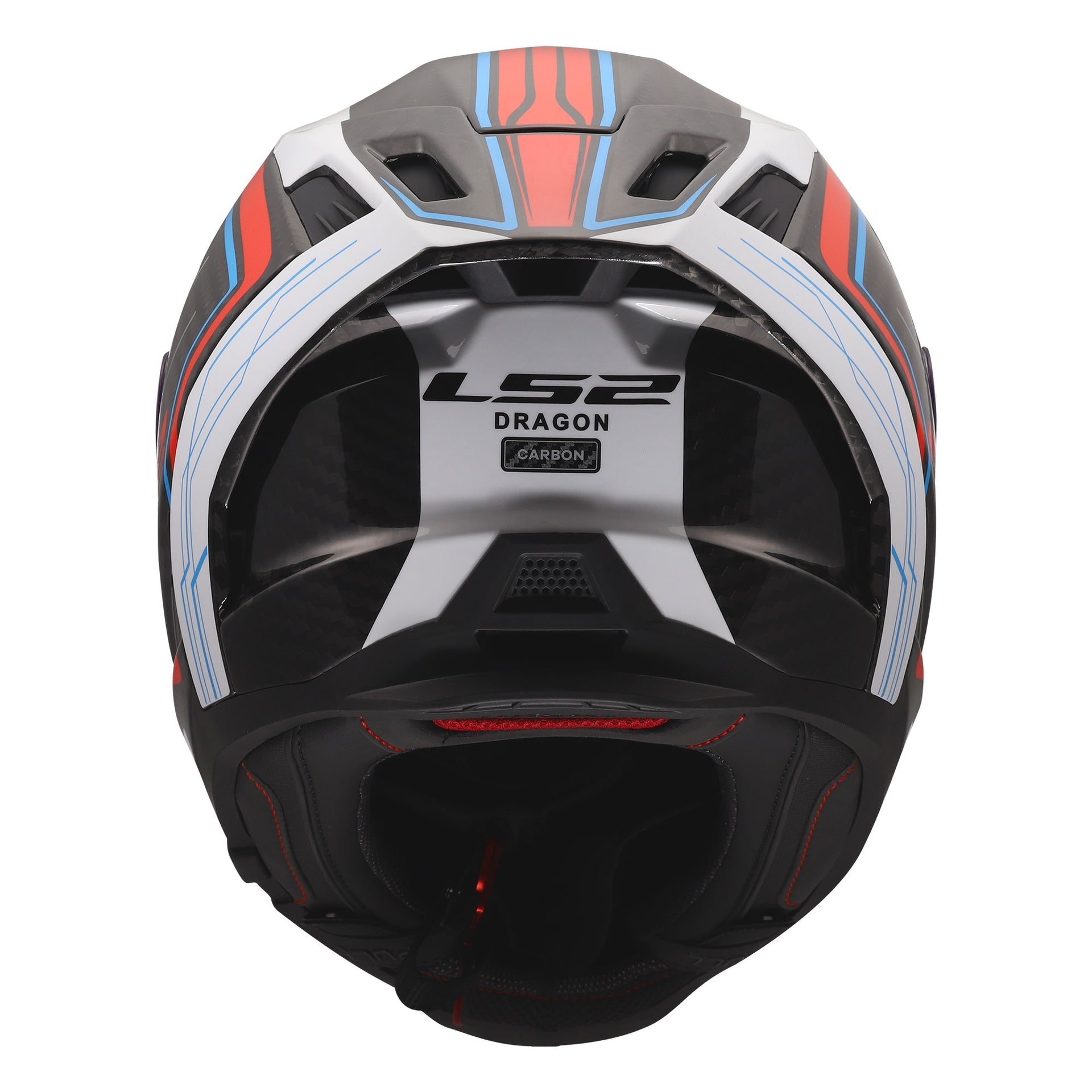 LS2 FF807 Dragon Full Face Road Helmet Subic (White/Blue/Red)