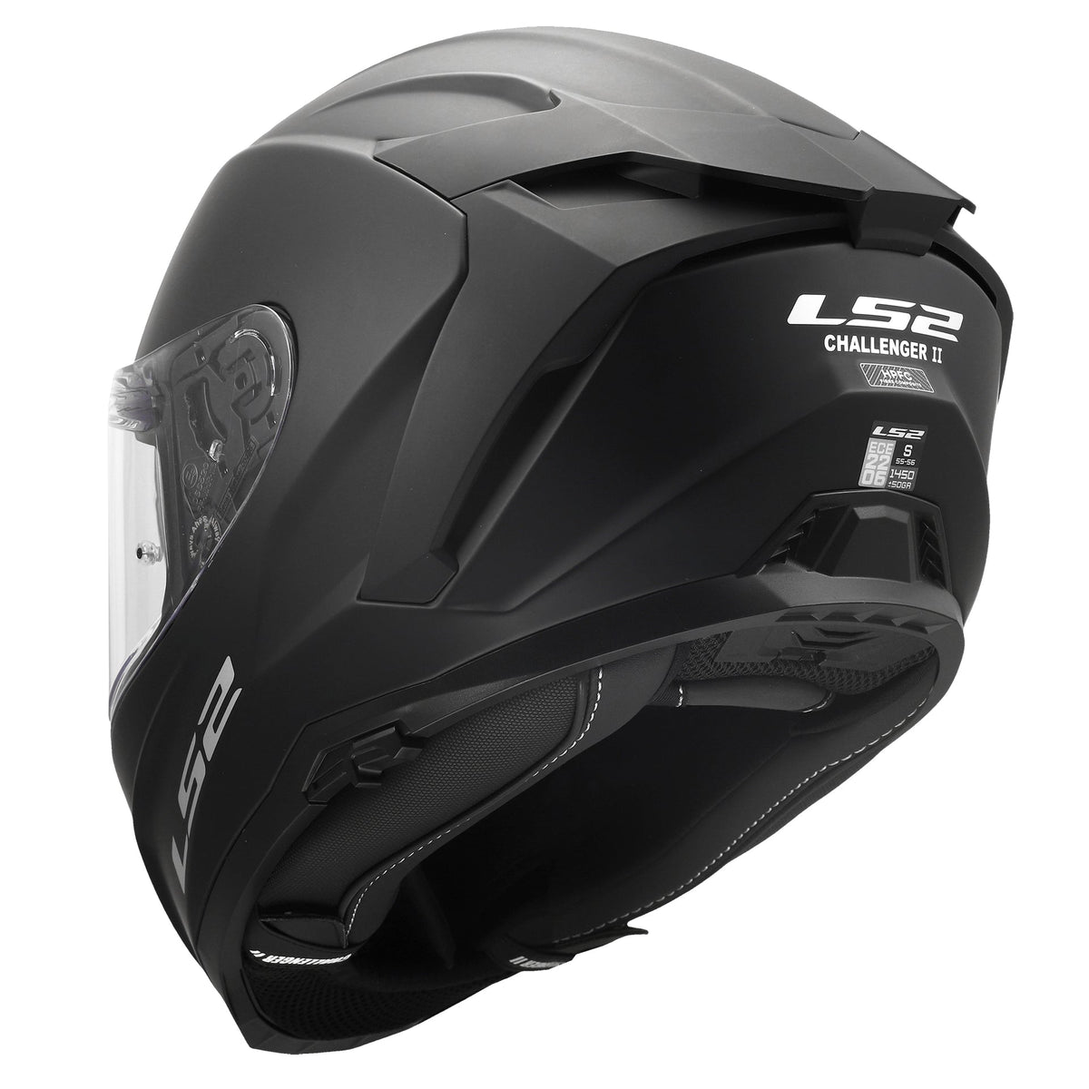 LS2 FF817 Challenger 2 Full Face Road Helmet Solid (Matt Black)