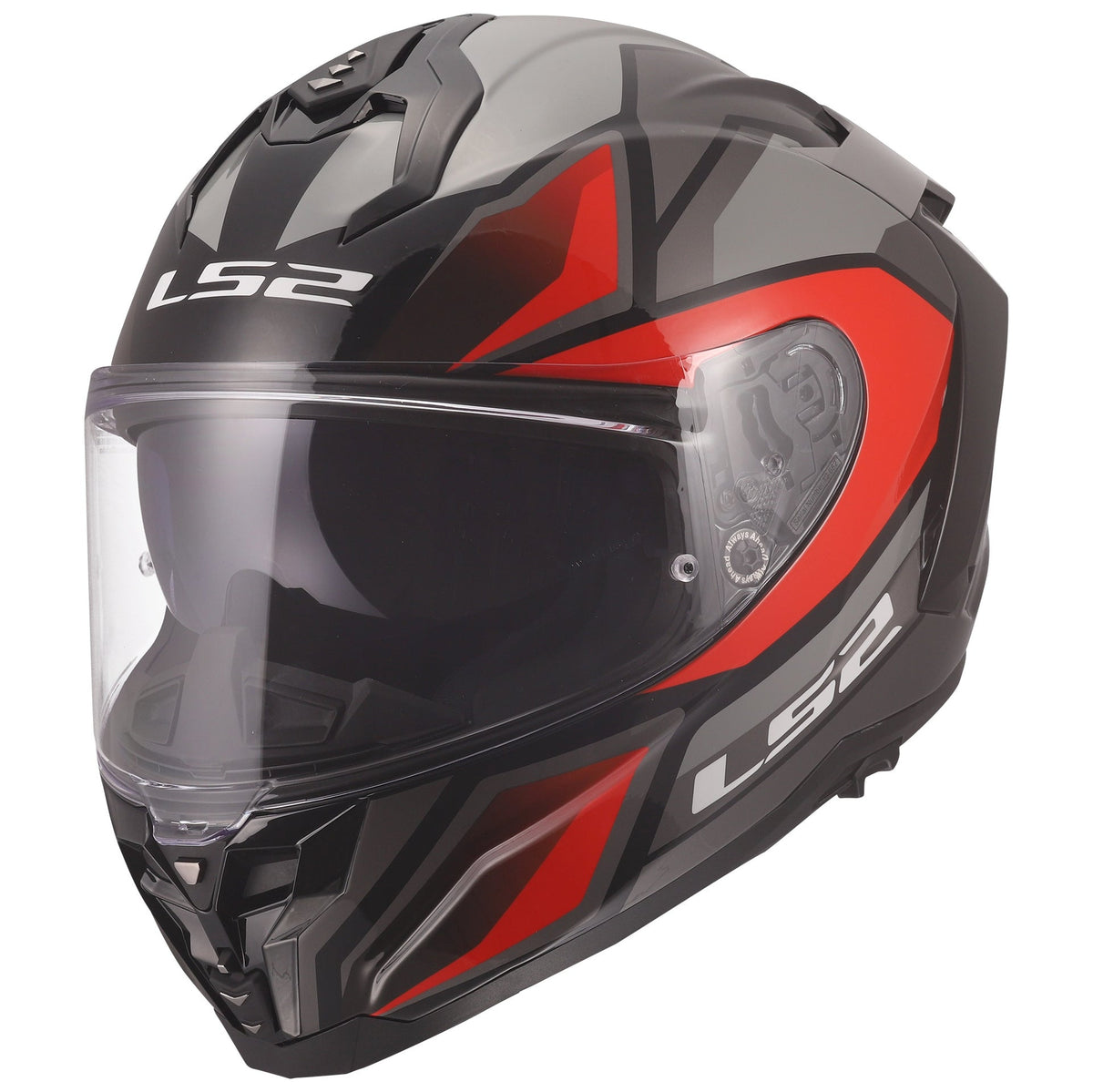 LS2 FF817 Challenger 2 Full Face Road Helmet Viper (Grey, Red)