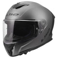 LS2 Motorcycle Road Helmet - FF820 Rapid 3 Solid (Matt Titanium)