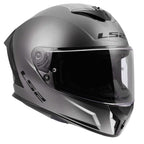 LS2 Motorcycle Road Helmet - FF820 Rapid 3 Solid (Matt Titanium)