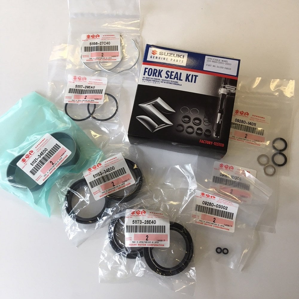 Suzuki Genuine Part - Fork Seal Kit (GSX-R600 K1-K3) - 51150-34810-000