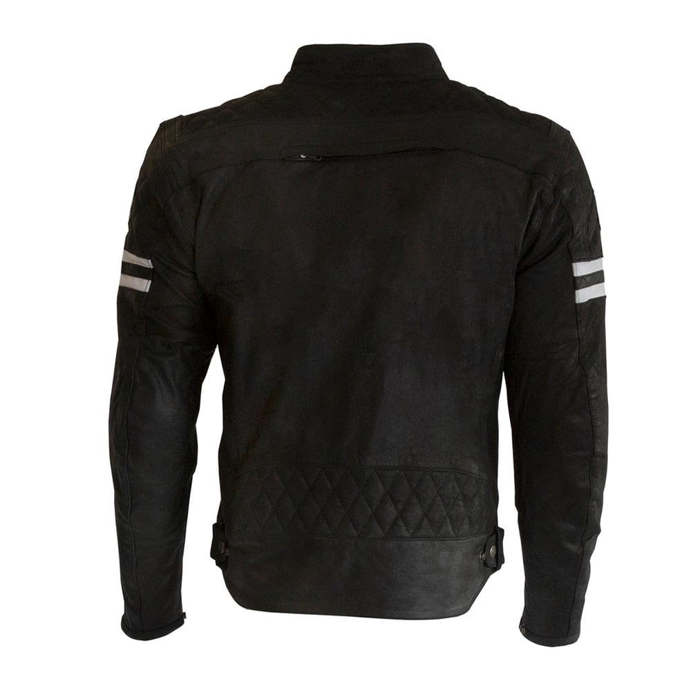 Merlin Hixon 2 D3O Motorcycle Leather Jacket (Black)