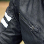 Merlin Hixon 2 D3O Motorcycle Leather Jacket (Black)