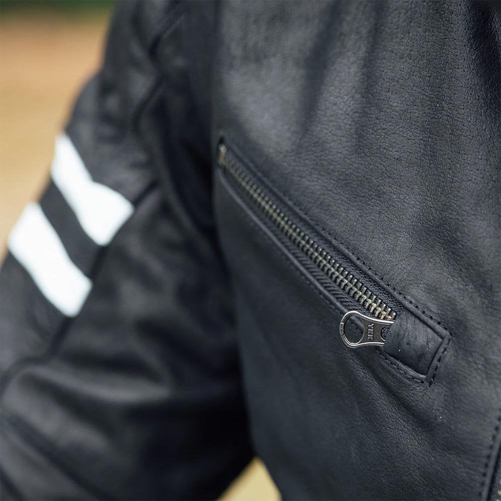Merlin Hixon 2 D3O Motorcycle Leather Jacket (Black)