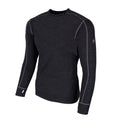 Merlin (SALE) Layer - Atacama Mens Merino Wool - Top (Charcoal)