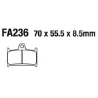 EBC - Brake Pads - FA236HH