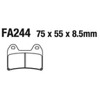 EBC - Brake Pads - FA244V (Semi Sintered)