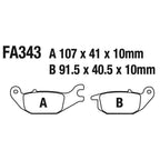 EBC - Brake Pads - FA343