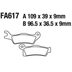 EBC - Brake Pads - FA617TT