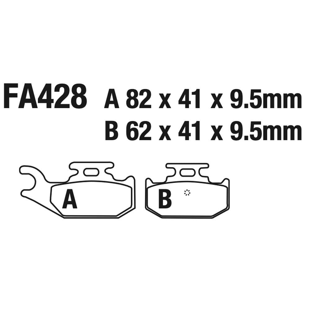 EBC - Brake Pads - FA428TT