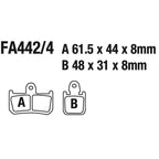 EBC - Brake Pads - FA442/4HH