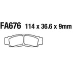 EBC - Brake Pads - FA676TT