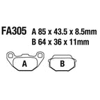 EBC - Brake Pads - SFA305