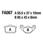 EBC - Brake Pads - FA067