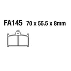 EBC - Brake Pads - FA145HH