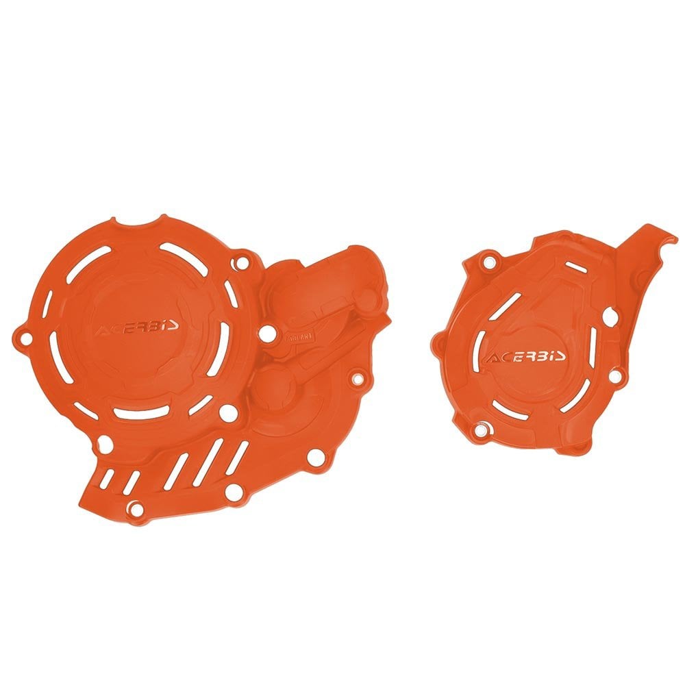 Acerbis - X-Power - Clutch & Ignition Covers - KTM SXF450 23-26, EXCF450/500 24-26, XCF450 23-26, XCF-W450 24-26, XW-F500 24-25, Husqvarna FC450 23-26, FE450/501 24-26, FE501S 24-26, FX450 25-, Gas Gas MCF450 24-26, ECF450/500 24-26, EXF450 24-26