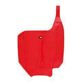 RaceTech - Front Number Board - CR85 07, CRF150 07-26 - Red