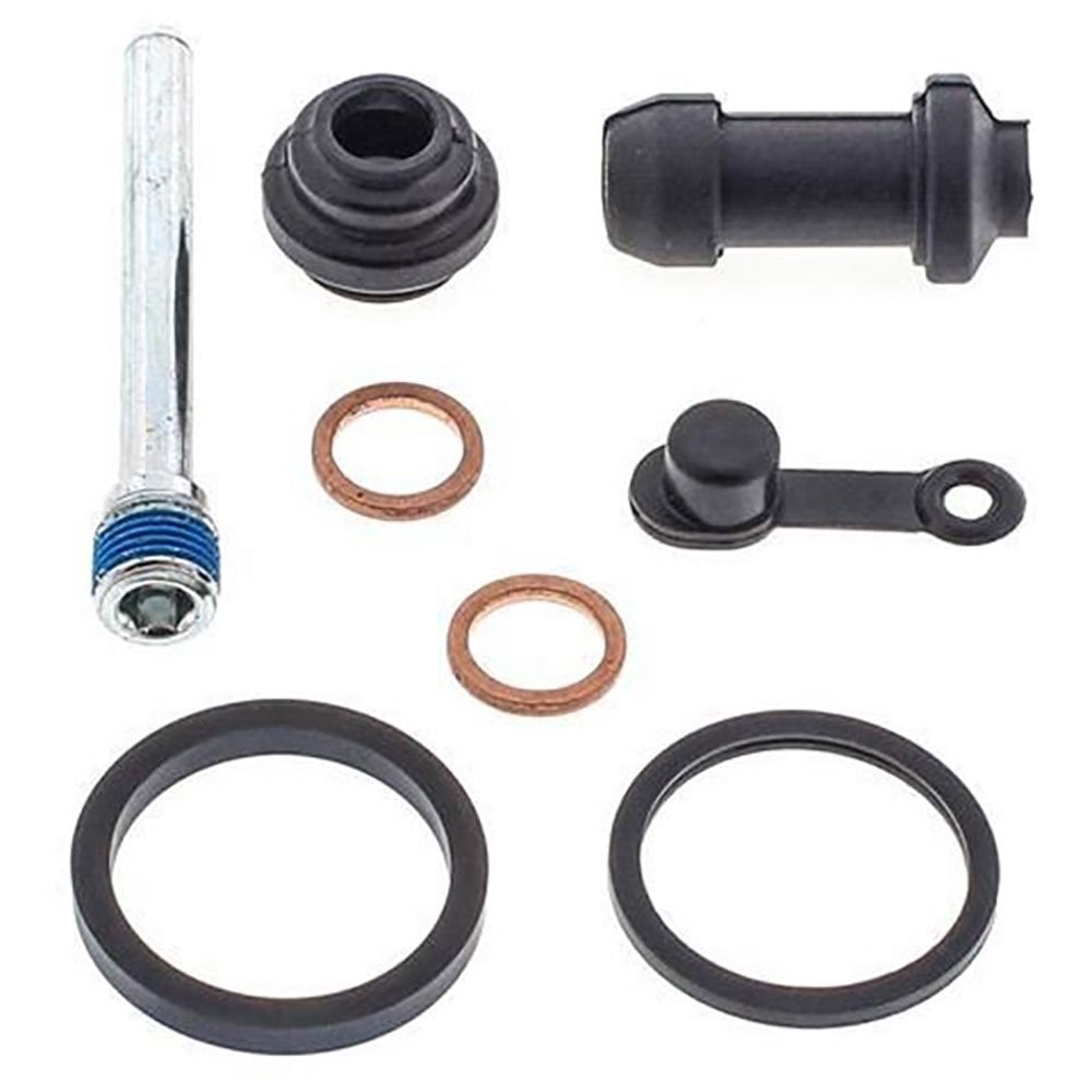 All Balls - Brake Caliper Rebuild Kit - Rear - YZ125/250 03-26, YZF250 04-26, YZF450 03-26, WRF250/450 03-26, KXF250 04-26, KXF450 04-26, KXF250/450XC 21-26, KLX450R 08-19, RMZ250 04-07, RMZ450 05-07, Rieju MR250 21-25, Gas Gas 125-450 10-20