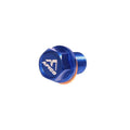 Apico - Magnetic Sump Plug w/Washer - M12 x 15mm x 1.5 - CR85 03-07, CR125/250 83-07, CR500 83-01, CRF250L 12-23, CRF1000L 16-17, XR250 95-07, XR400 96-04, XR600 90-00, XR650 00-06, YZ250 97-26, YZ250X 16-26, WR250R/X 07-18 - Blue