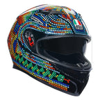 AGV (2025) Helmet - K3 Rossi Winter Test 2018 (Mosaic)