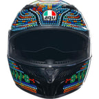 AGV (2025) Helmet - K3 Rossi Winter Test 2018 (Mosaic)