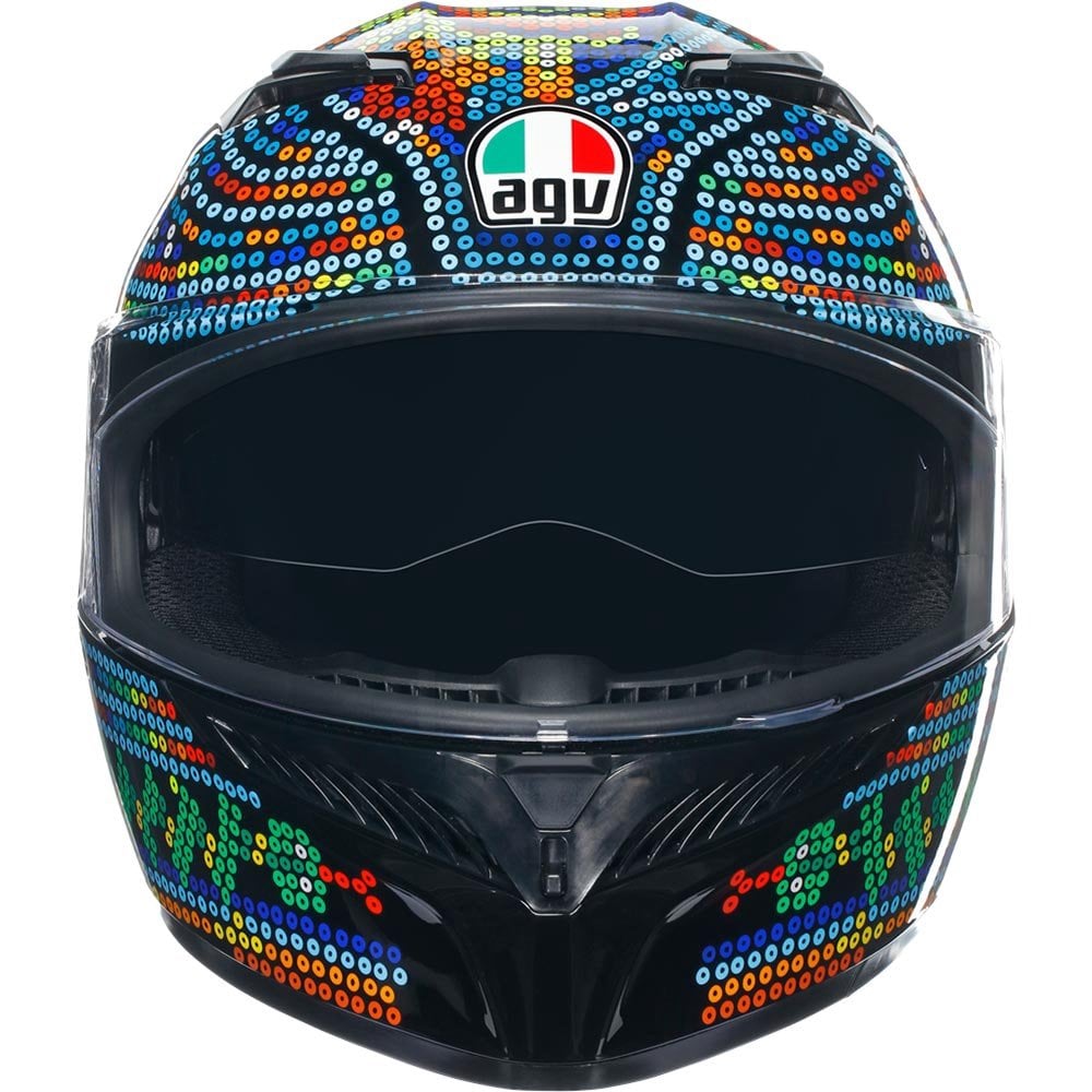 AGV (2025) Helmet - K3 Rossi Winter Test 2018 (Mosaic)