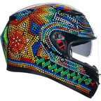 AGV (2025) Helmet - K3 Rossi Winter Test 2018 (Mosaic)