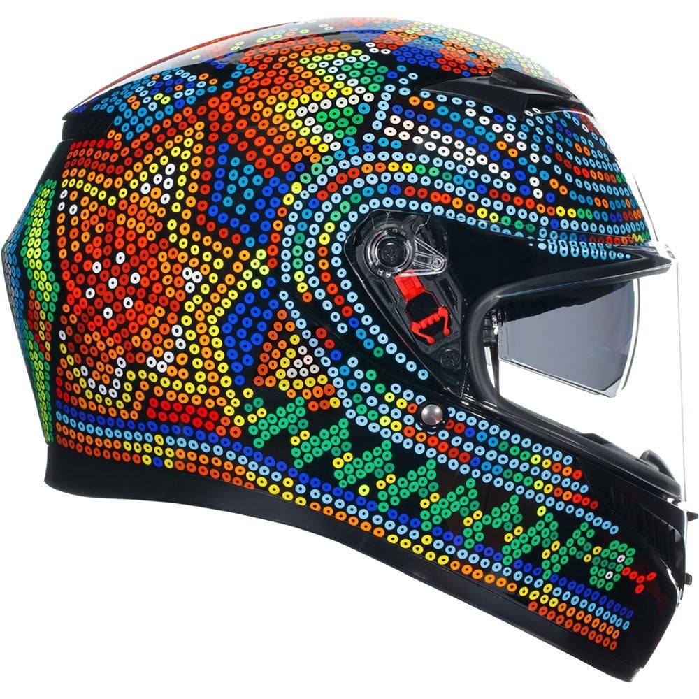 AGV (2025) Helmet - K3 Rossi Winter Test 2018 (Mosaic)