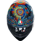 AGV (2025) Helmet - K3 Rossi Winter Test 2018 (Mosaic)