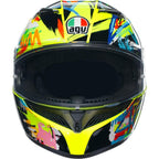 AGV (2025) Helmet - K3 Rossi Winter Test 2019 (Yellow)