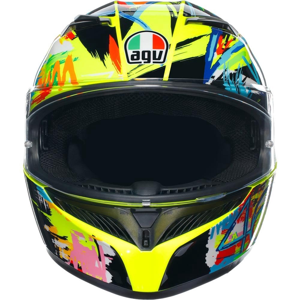 AGV (2025) Helmet - K3 Rossi Winter Test 2019 (Yellow)